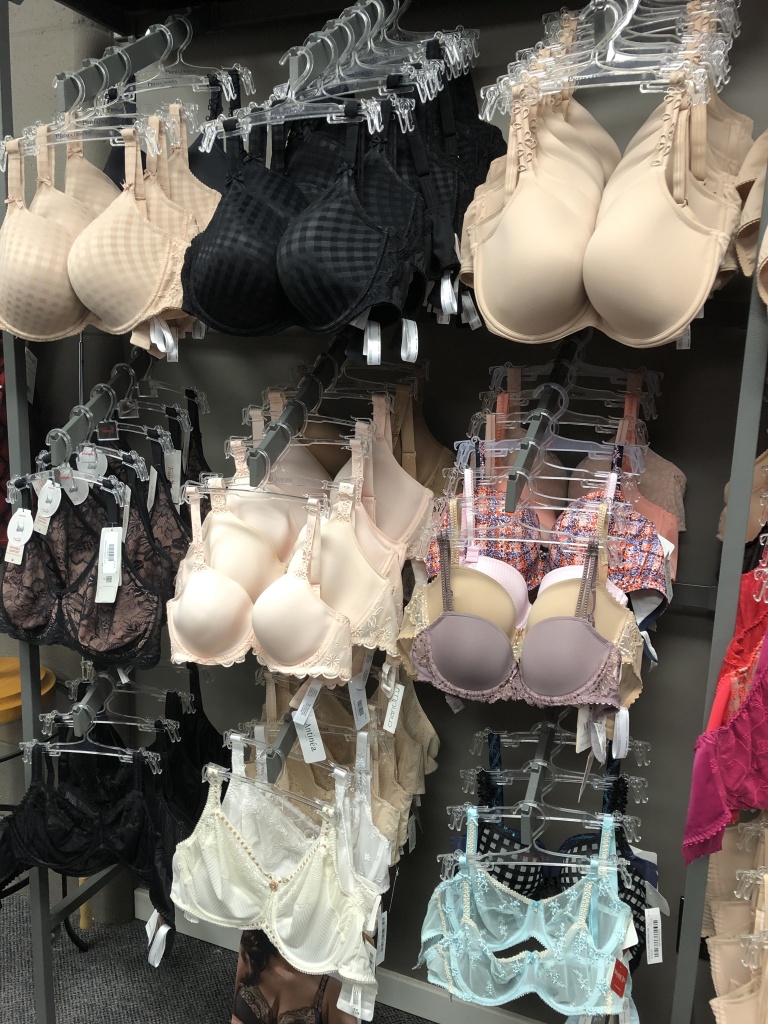 Chantilly lingerie, Leduc. Bras, swimwear and shapeware